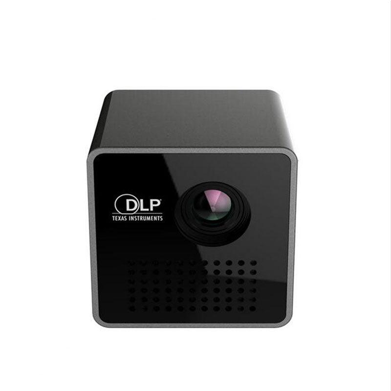 P1 WIFI Wireless Pocket LED Pico DLP Mini Projector Smart Micro Miracast DLNA Airplay Video Projector With Battery - carbinjoy