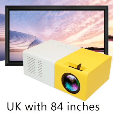 Portable Projector 3D Hd Led Home Theater Cinema HDMI-compatible Usb Audio Projector Yg300 Mini Projector - carbinjoy